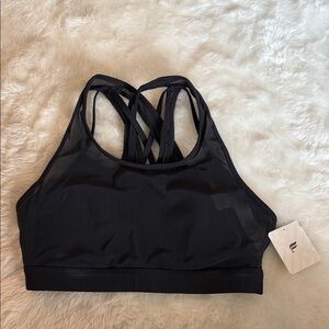 Fabletics Faye High Impact Sports Bra – Black, Size Medium (NWT)